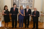 President Piñera and the First Lady re-inaugurate salon dedicated to Gabriela Mistral at La Moneda Palace