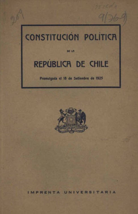 Constitución Politica de Chile