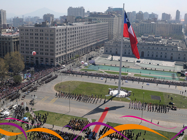 Izamiento de la Gran Bandera Nacional