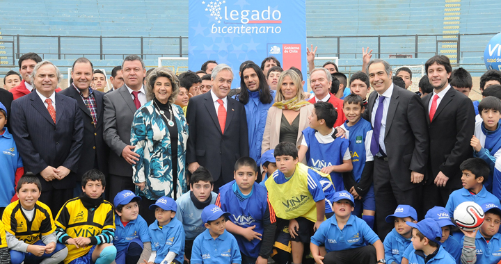 Mandatario presenta diseño de nuevo Estadio Sausalito en Viña del Mar