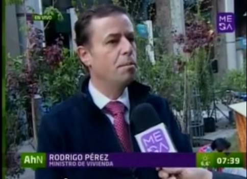 Entrevista ministro Rodrigo Pérez en Mega
