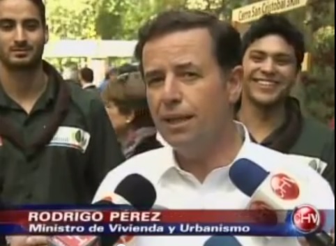 Ministro Pérez lanza campaña “Te falta parque” (CHV)