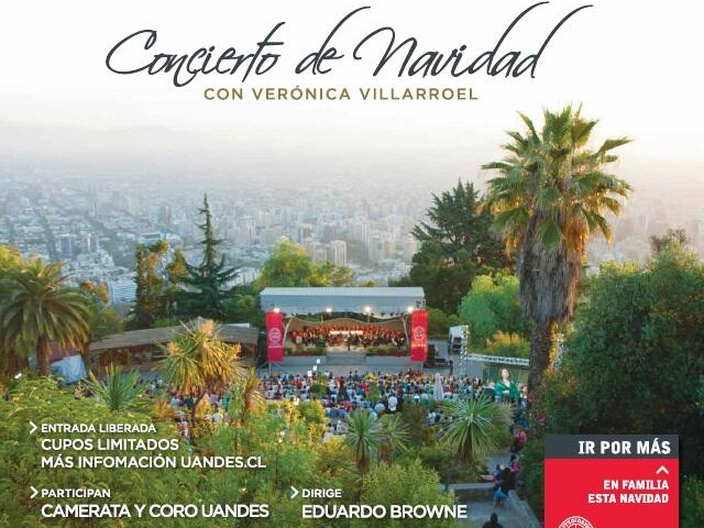 Ven al II concierto de Navidad en la cumbre del Cerro San Cristóbal del Parque Metropolitano de Santiago